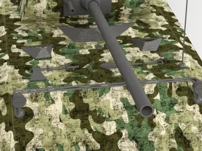 Panzer VIII Maus - German Tank Low-poly 3D model