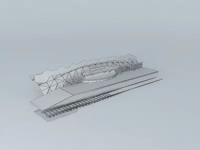 Eco Rail Track Bishops Lydeard Somerset Old Steam Days Free 3D model
