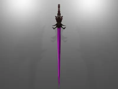 sword 3D model 9