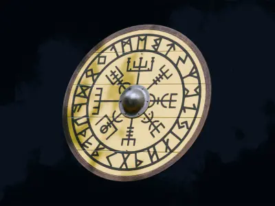 Viking Shield 5 - New and bloody 3D Model Pack