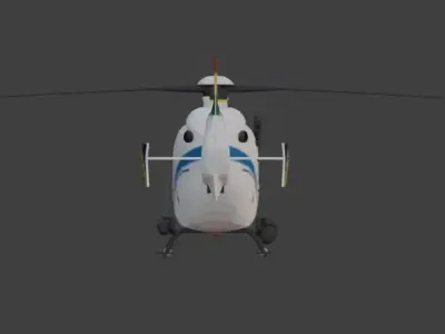 Helicopter Model 3D model by mosozee