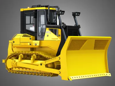 950J Crawler Dozer 3D model