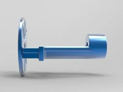 RC Boat Motor Shaft unit 3D print model