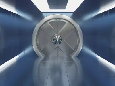 Marvels X-Men Sub-Basement - Corridor and Cerebro 3D model