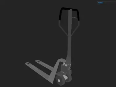 industry frog lifter Low-poly 3D model