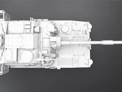 M109A7 Paladin Scale model 3D print model