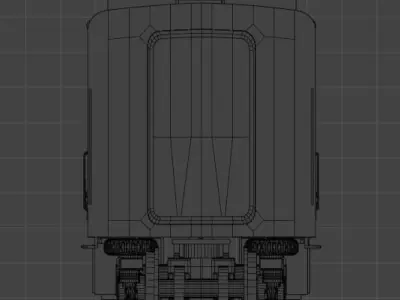 JR 205 Train  Low-poly 3D model