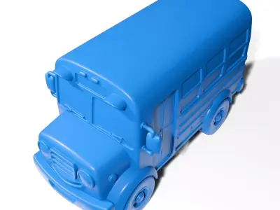 School bus toy 3D print model