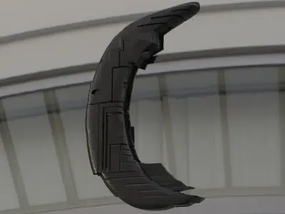 Boomerang Ship 3D model