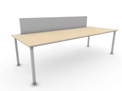 Office Desk SHC Quick Office LM Low-poly 3D model
