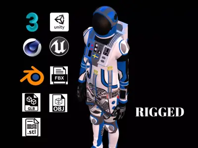 Astronaut Spacesuit  3D model purchase