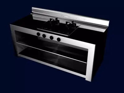 INDUSTRIAL KITCHEN  DISHING UNIT 3D model