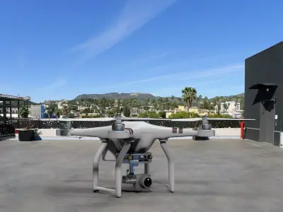 DJI Phantom 3 Drone Low-poly 3D model