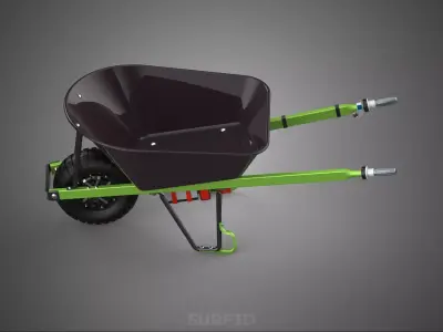 ELECTRIC WHEEL HUB MOTOR DIRECT DRIVE ENGINE WHEELBARROW BARROW 3D model