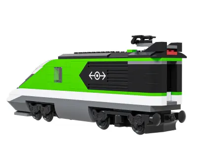 Lego Express Passenger Train 3D model