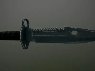 Bayonet M9 Low-poly 3D model