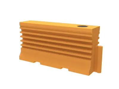 Road Barrier Set 3D print model purchase