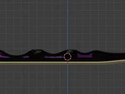 the golden sword and dark sword Low-poly 3D model