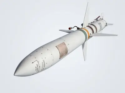 AGM-45 Shrike Low-poly 3D model