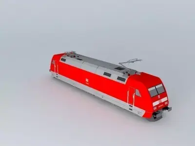 ADtranz - Series 101 / traffic red livery Free 3D model