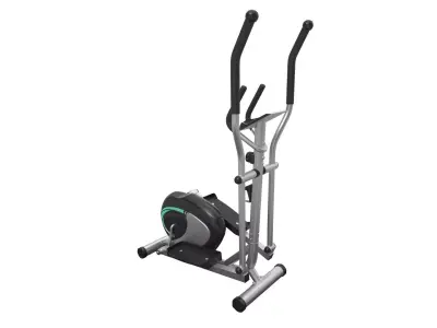 Realistic Elliptical Trainer Gym Equipment 3D Model Low-poly 3D model