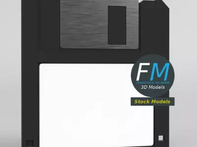 Floppy disk 3D model