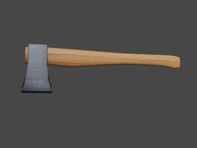 Simple Ax Low-poly 3D model