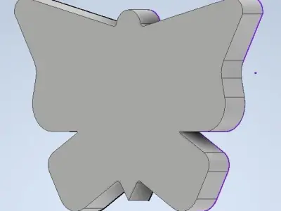 3D Design of butterfly 3D model