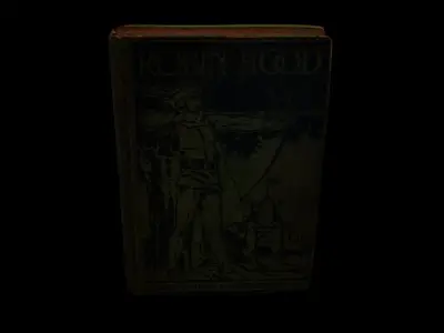Photo Scan - Antique Book - Robin Hood  Low-poly 3D model