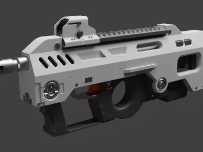 Concept Gun model 3D model
