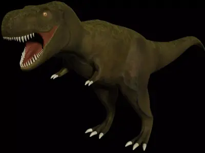 T-Rex t - rex Free low-poly 3D model