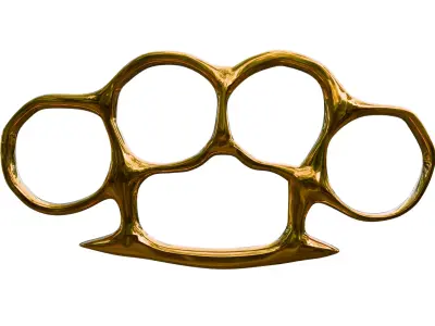Brass Knuckles Game Ready Low-poly 3D model