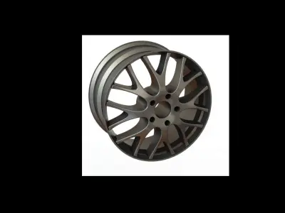 Car Rim 3D model by SherifBeshr from CGTrader (Polygon mesh)
