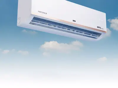 Modern Split Air Conditioner 3D model