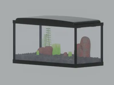 Aquarium Fish Tank 3D model buy