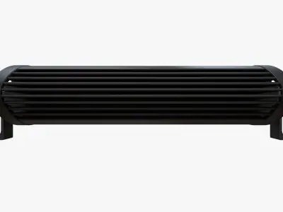 Medium Amber LED Light Bar V2 3D model