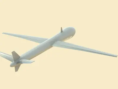 Unmanned airplane Free 3D model