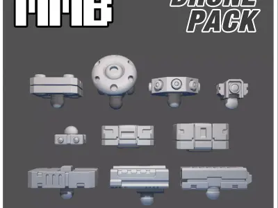 MMB Addon Drone pack 3D print model