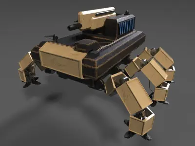 Mech Walker Low-poly 3D model purchase