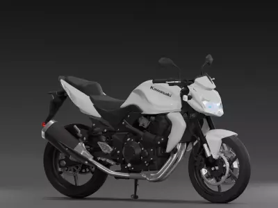 kawasaki Z-750 3D model