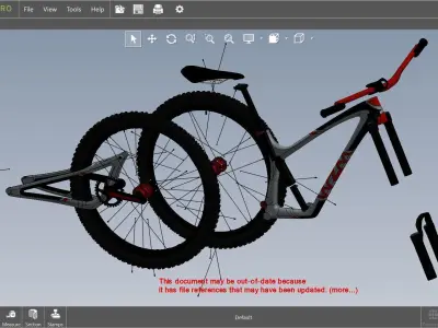 Bicycle - 160mm mountain-bike 3D model