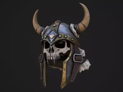 Fantasy Helmet 3D model Low-poly 3D model
