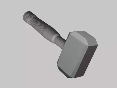 Hammer - Geometry Only No Textures No Materials 3D model buy