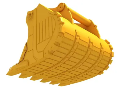 Excavator Bucket 3D model