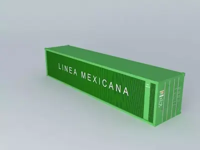 Mexican Container Line Free 3D model
