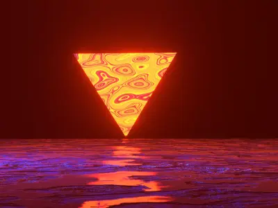 Science Fiction background  3D model