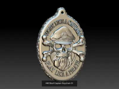 HM Skull Anubis Keychains Collection 3D Model Pack