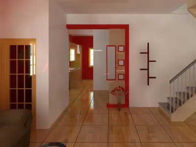 SIMPLE HOUSE INTERIOR AND EXTERIOR DESIGN REVIT Free 3D model