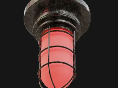 Bunker Light Low-poly 3D model purchase