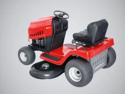 Lawn Mover Low-poly 3D model